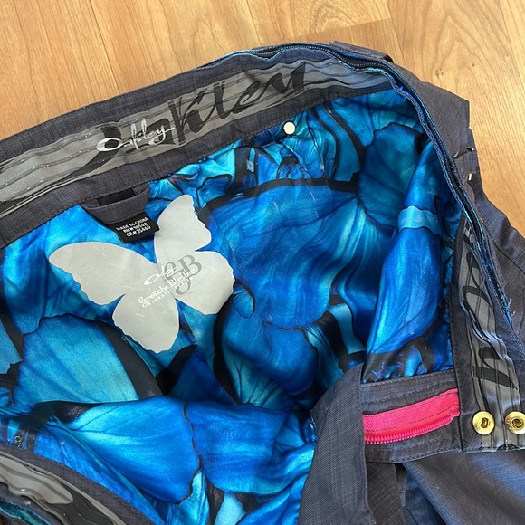 - Oakley Gretchen Bleiler grey snow pants size S - Picture 10 of 10